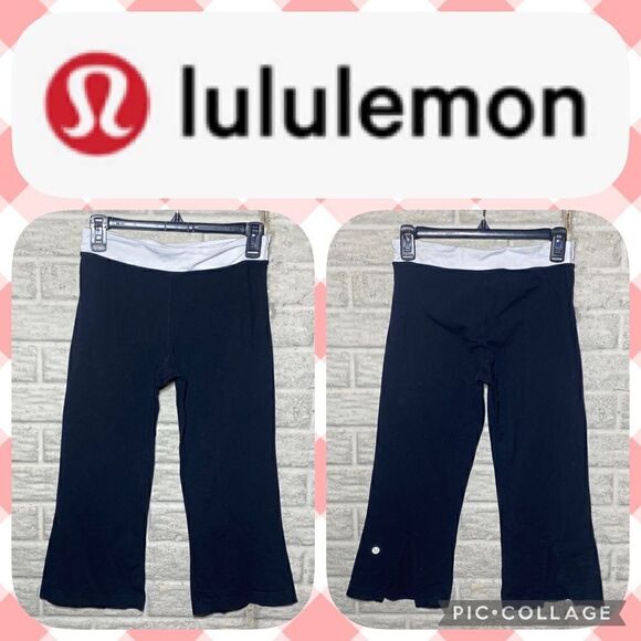 Lululemon Capri Flare Leggings Women's Size 6 - Picture 1 of 6